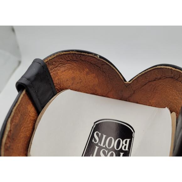 Dan Post Boots Mens Size 11 D Tan Black Western Cowboy Python Snakeskin DP3036 - Picture 12 of 16